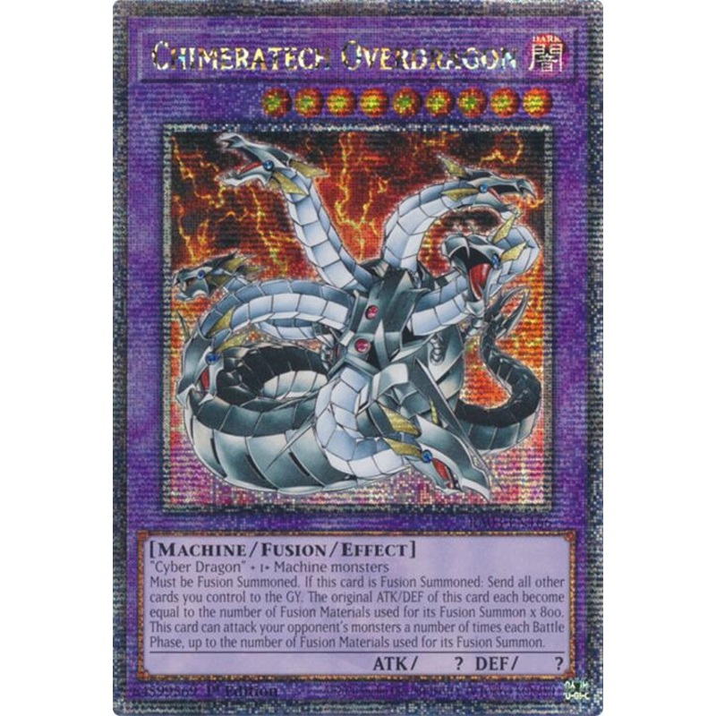 Chimeratech Overdragon (Quarter Century Secret Rare) [RA03-EN166] Quarter Century Secret Rare