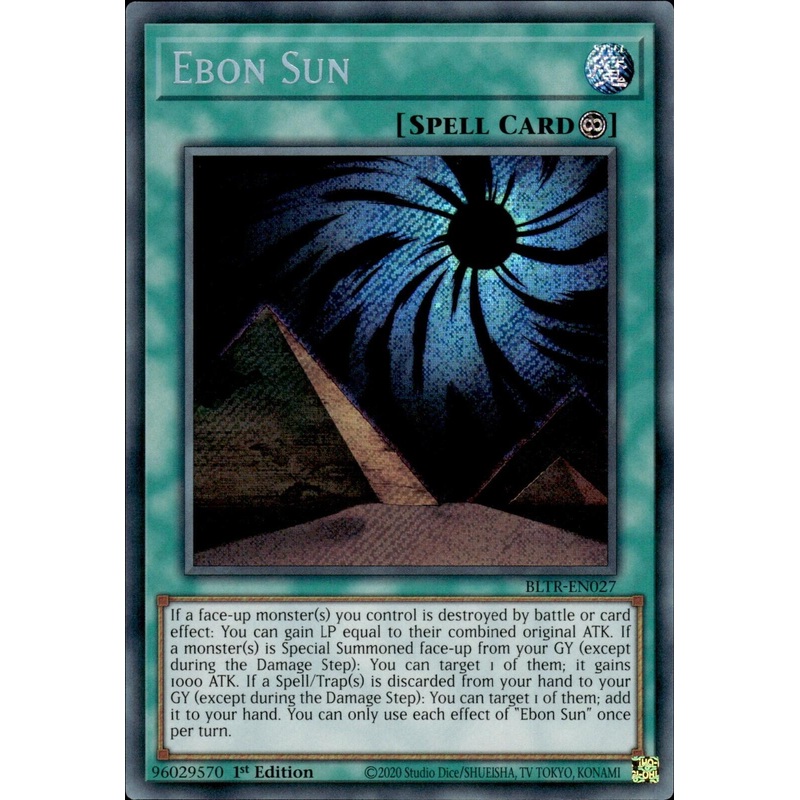 Ebon Sun [BLTR-EN027] Secret Rare