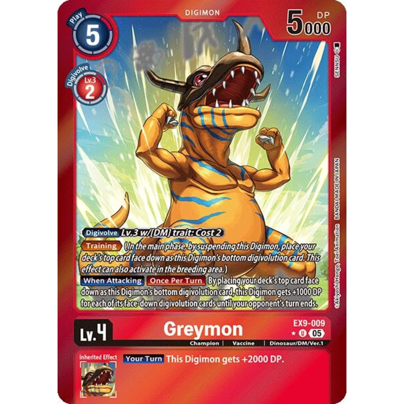 Greymon [EX9-009] (Limited Foil) [Versus Monsters]