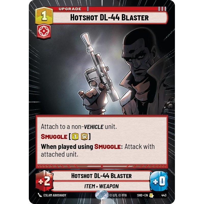 Hotshot DL-44 Blaster (Hyperspace) (443) [Shadows of the Galaxy]