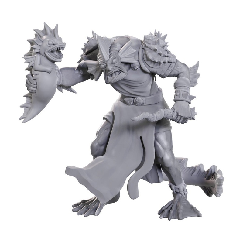Sahuagin Priestess – Nolzur’s Marvelous Unpainted Miniatures