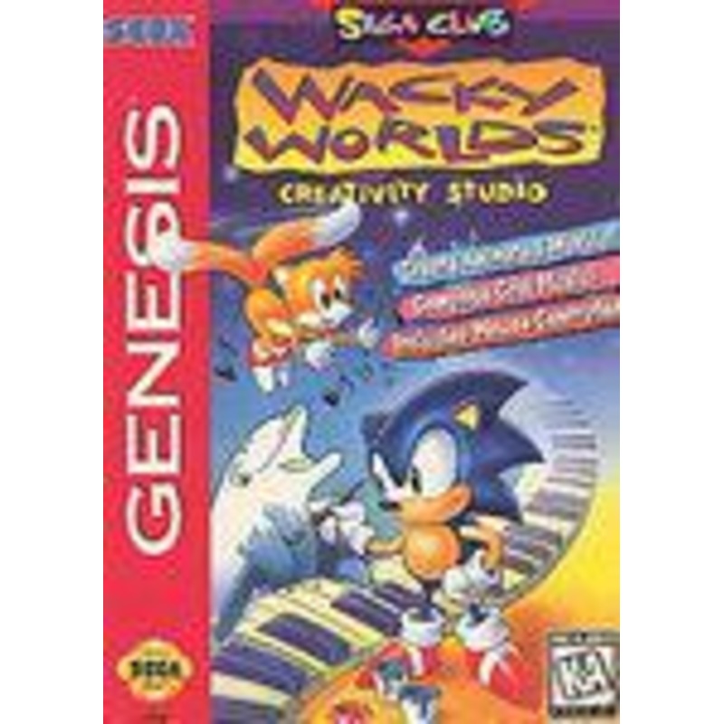 Wacky Worlds Creativity Studio – Sega Genesis