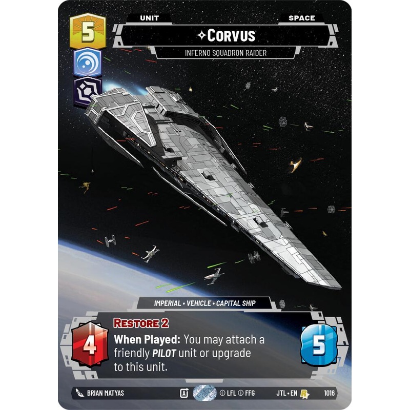 Corvus – Inferno Squadron Raider (1016) (Prestige) (1016) [Jump to Lightspeed]