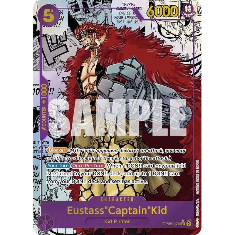 Eustass”Captain”Kid (OP05-074) (Manga) [Premium Booster -The Best-]