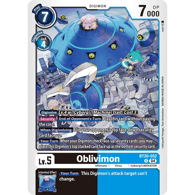 Oblivimon [BT20-052] [Release Special Booster Ver.2.5]