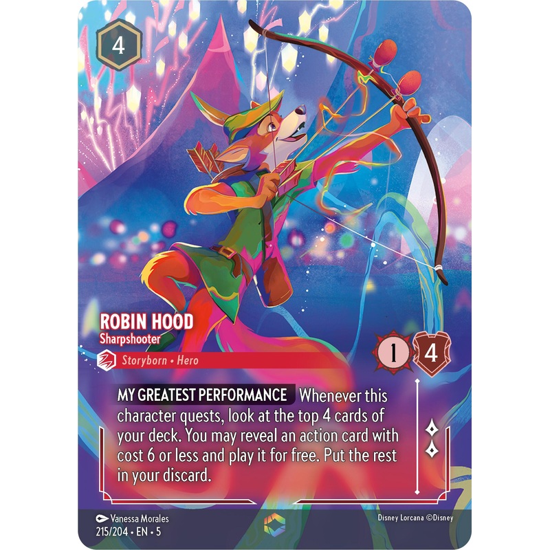 Robin Hood – Sharpshooter (Enchanted) (215/204) [Shimmering Skies]