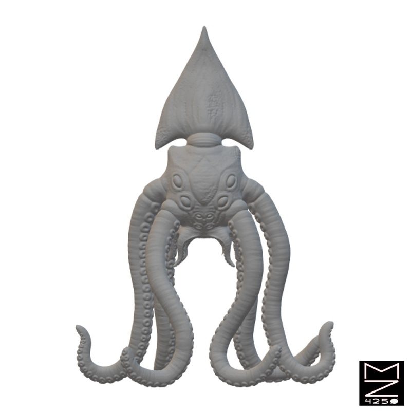 Kraken | BeaMini Unpainted RPG Miniatures