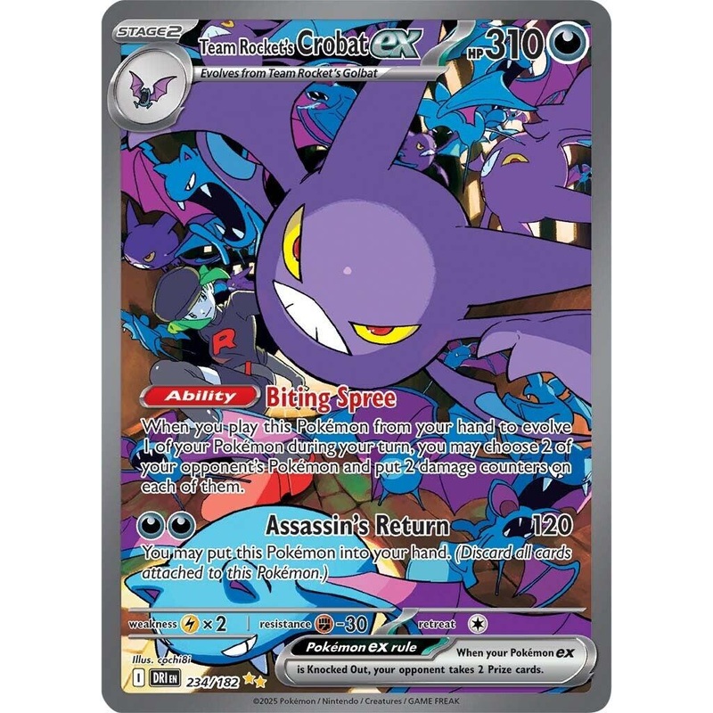 Team Rocket’s Crobat ex (234/182) [Scarlet & Violet: Destined Rivals]