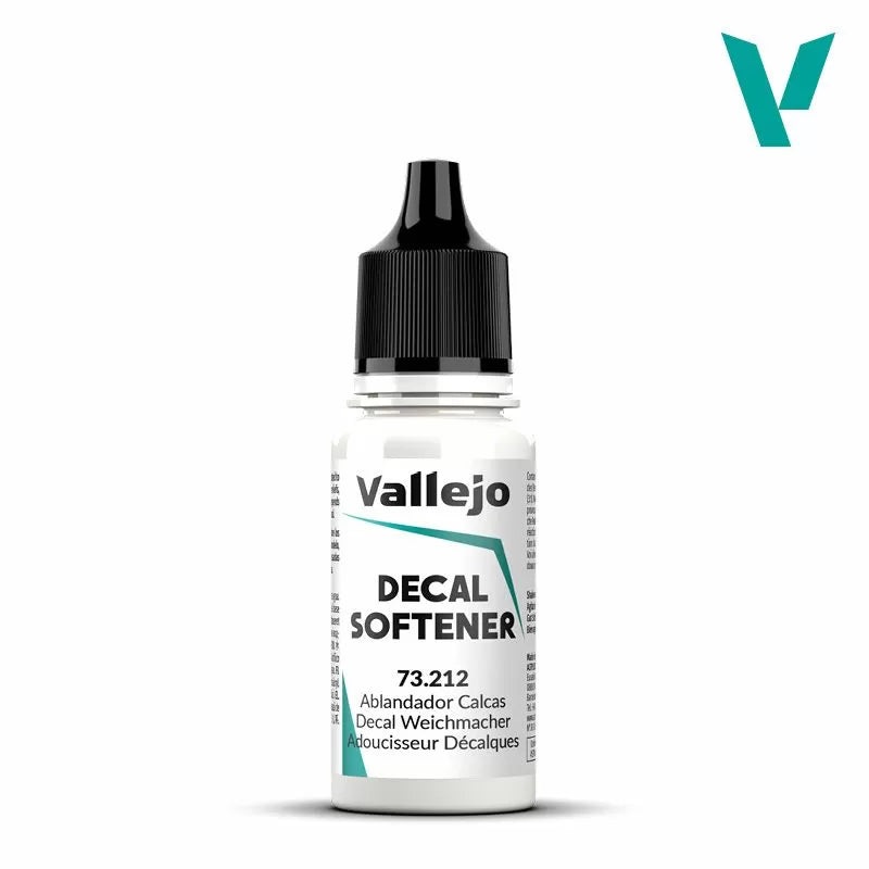 Vallejo – Auxiliaries – Decal Softener (Single Bottle 18ml)