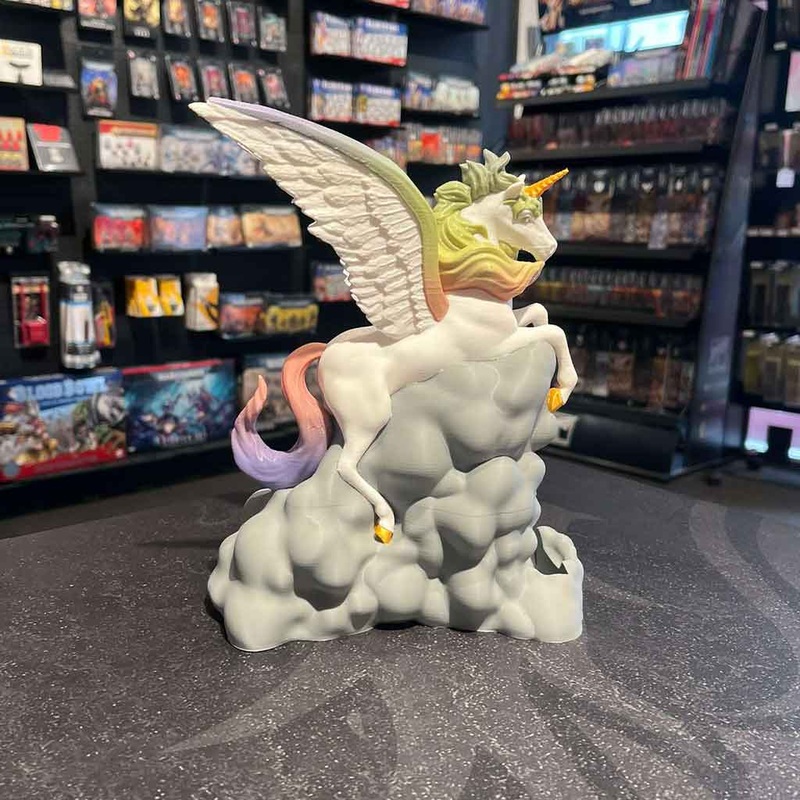 3D Printed Dice Tower – Unicorn