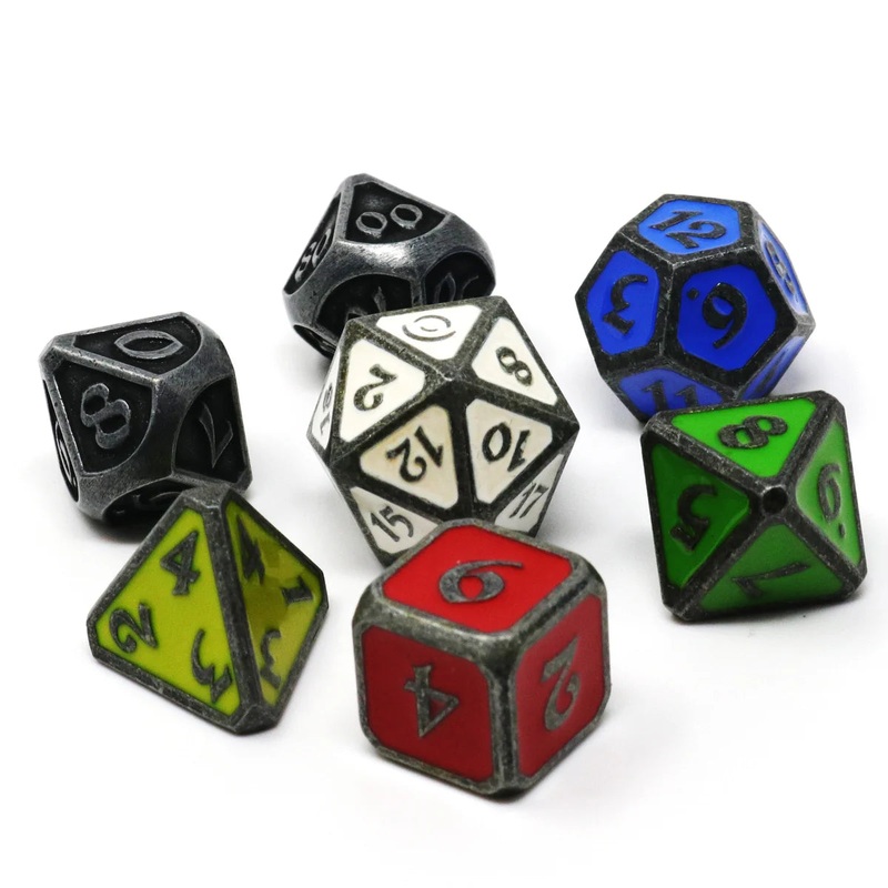 Die Hard Dice 7pc RPG Dice Set – Iron Legacy – Lost Odyssey x Die Hard Dice
