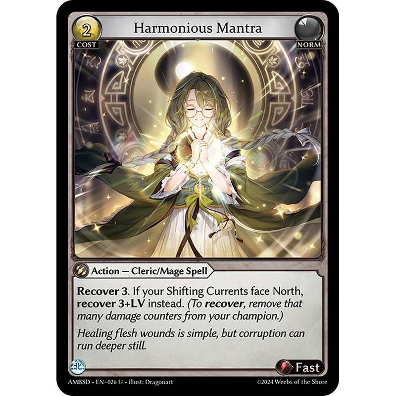 Harmonious Mantra (026) [Mortal Ambition Starter Decks]
