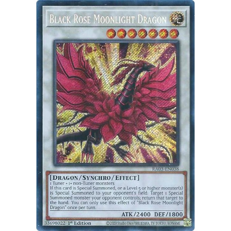 Black Rose Moonlight Dragon (Secret Rare) [RA03-EN038] Secret Rare