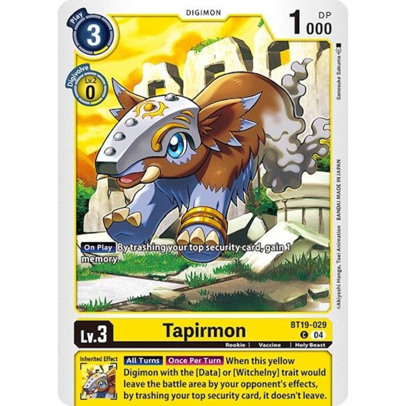 Tapirmon [BT19-029] [Release Special Booster Ver.2.0]