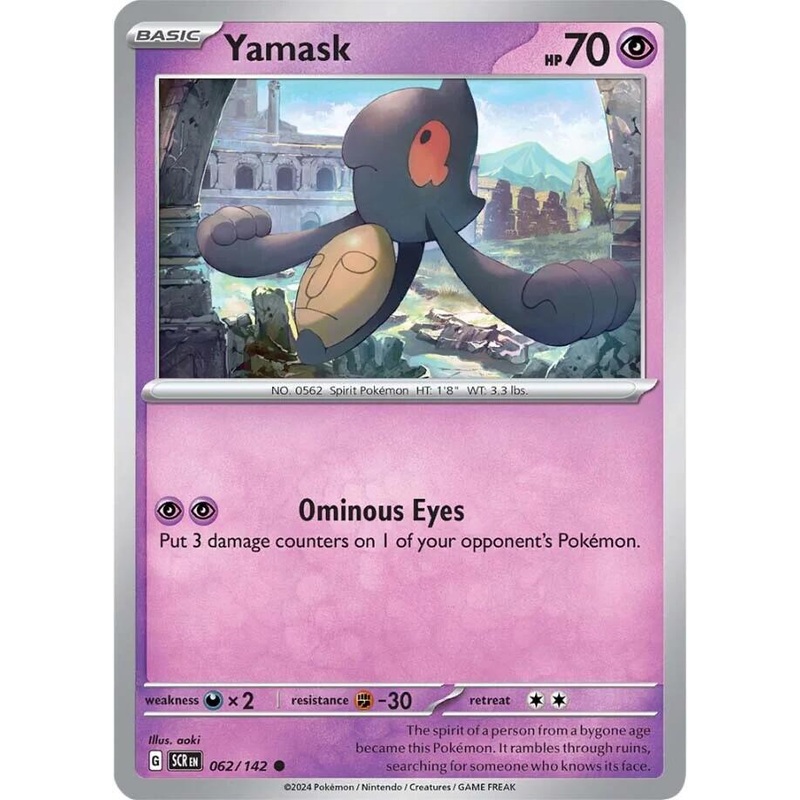 Yamask (062/142) [Scarlet & Violet: Stellar Crown]
