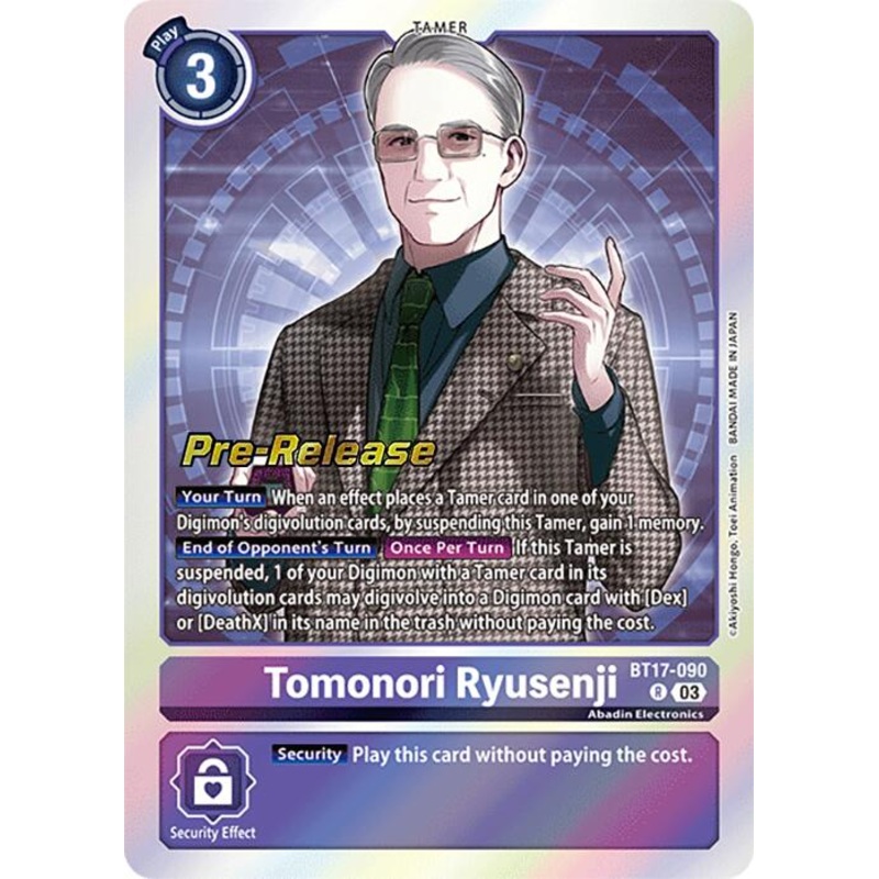 Tomonori Ryusenji [BT17-090] [Secret Crisis Pre-Release Cards]