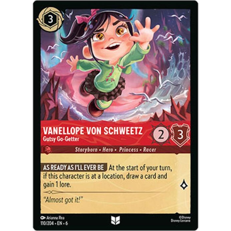 Vanellope von Schweetz – Gutsy Go-Getter (110/204) [Azurite Sea]