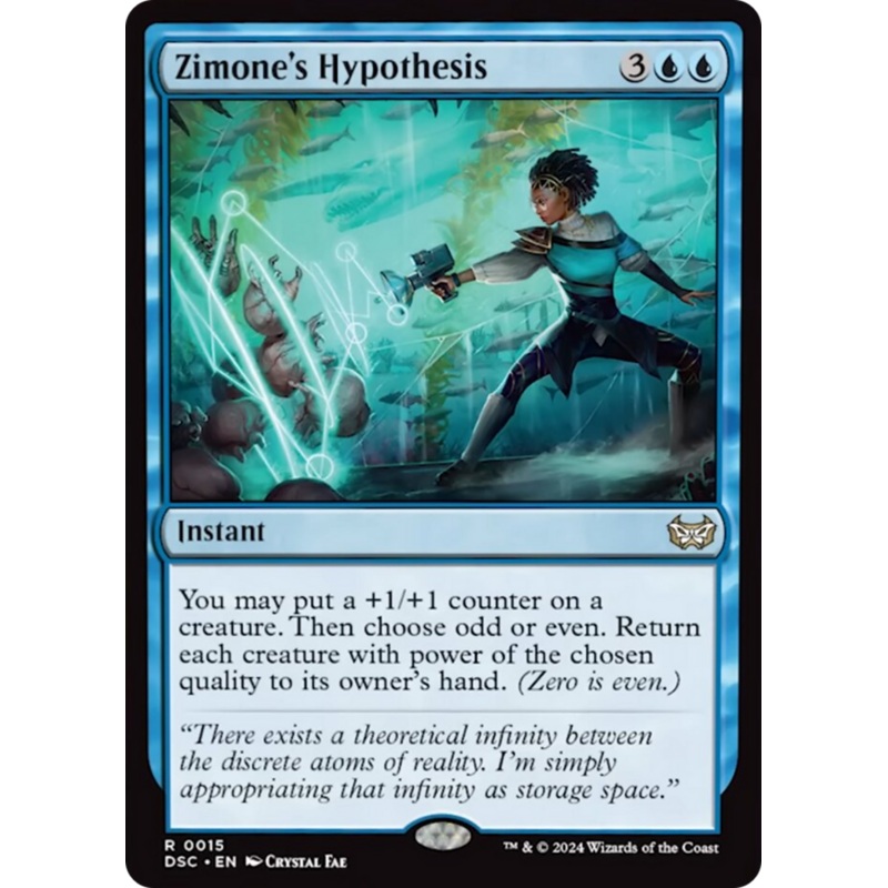 Zimone’s Hypothesis (Extended Art) [Duskmourn: House of Horror Commander]