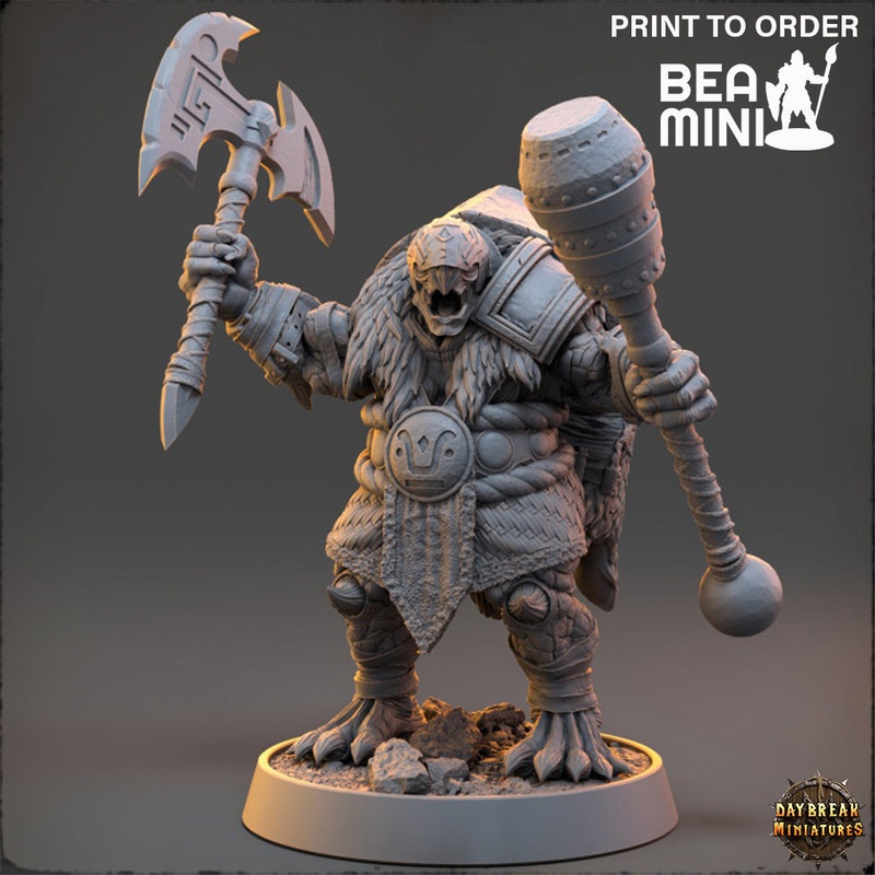 Bazo – The Praetorians of Shield Island | BeaMini Print to Order Miniatures