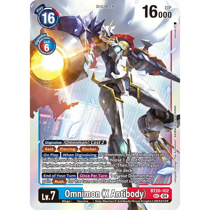Omnimon [BT20-102] (X Antibody) [Release Special Booster Ver.2.5]