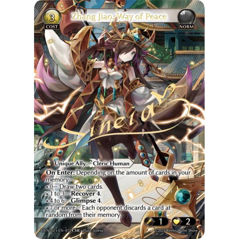 Zhang Jiao, Way of Peace (CSR) (072) [Abyssal Heaven]