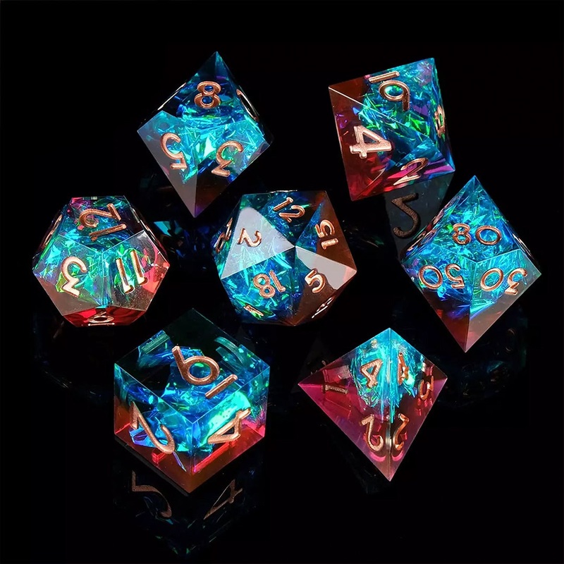Raw Magic – Handcrafted Sharp Edge Dice Set
