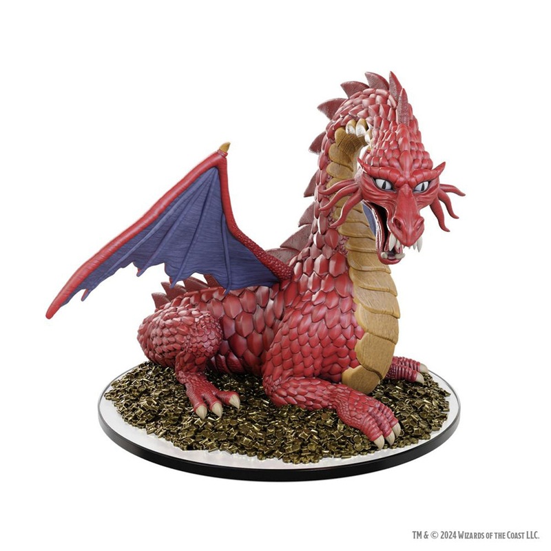 50th Anniversary – Classic Red Dragon D&D Icons of the Realms Premium Miniature