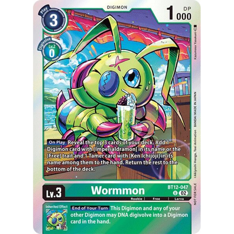 Wormmon [BT12-047] – BT12-047 (Gen Con 2024) [Across Time]