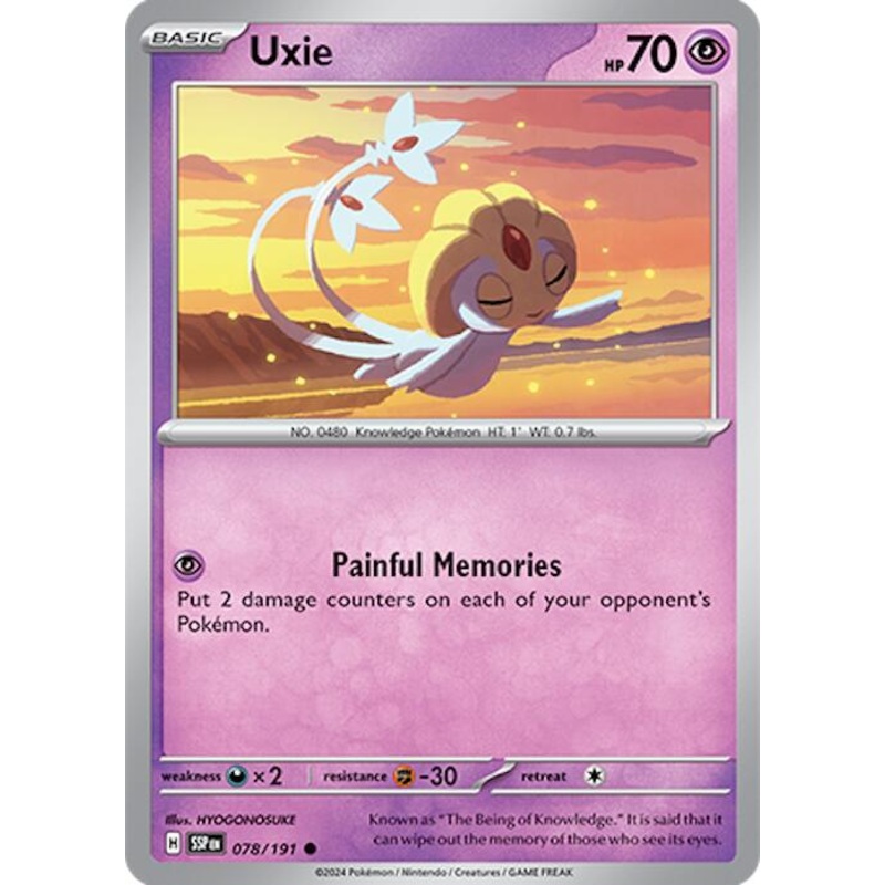 Uxie (078/191) [Scarlet & Violet: Surging Sparks]