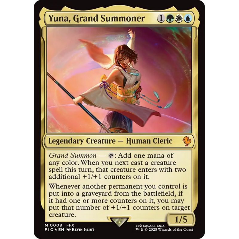 Yuna’s Decision (Surge Foil) [FINAL FANTASY Commander]