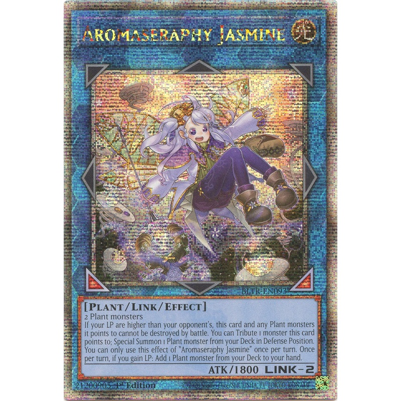 Aromaseraphy Jasmine (Quarter Century Secret Rare) [BLTR-EN093] Quarter Century Secret Rare