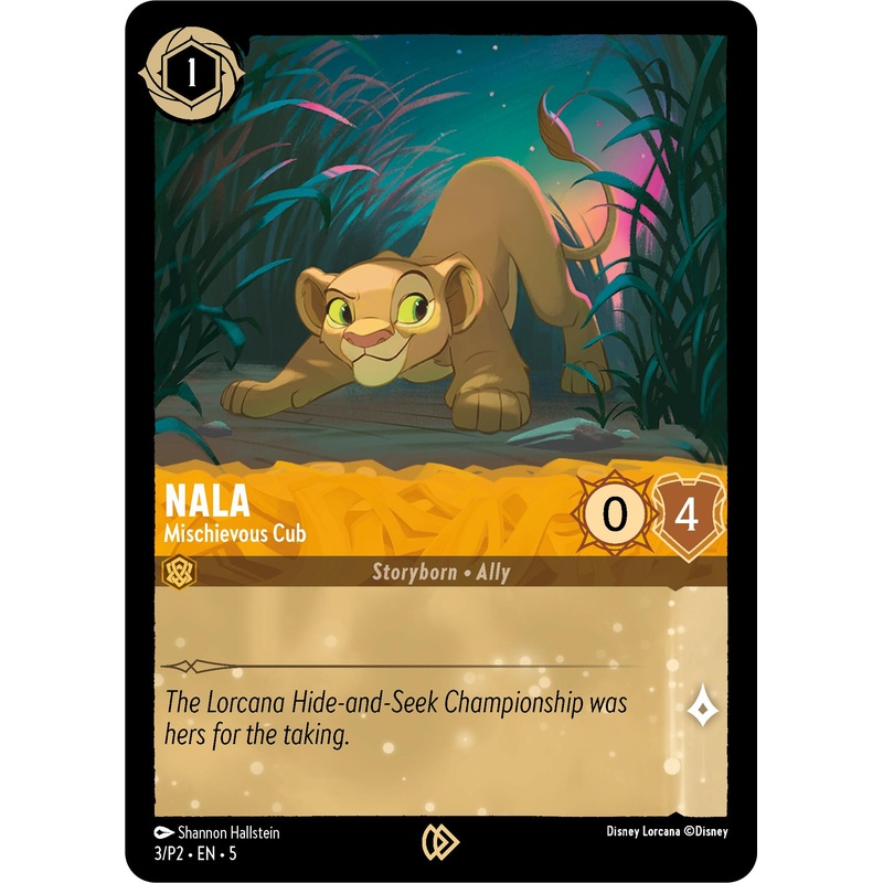 Nala – Mischievous Cub (3) [Promo Cards]