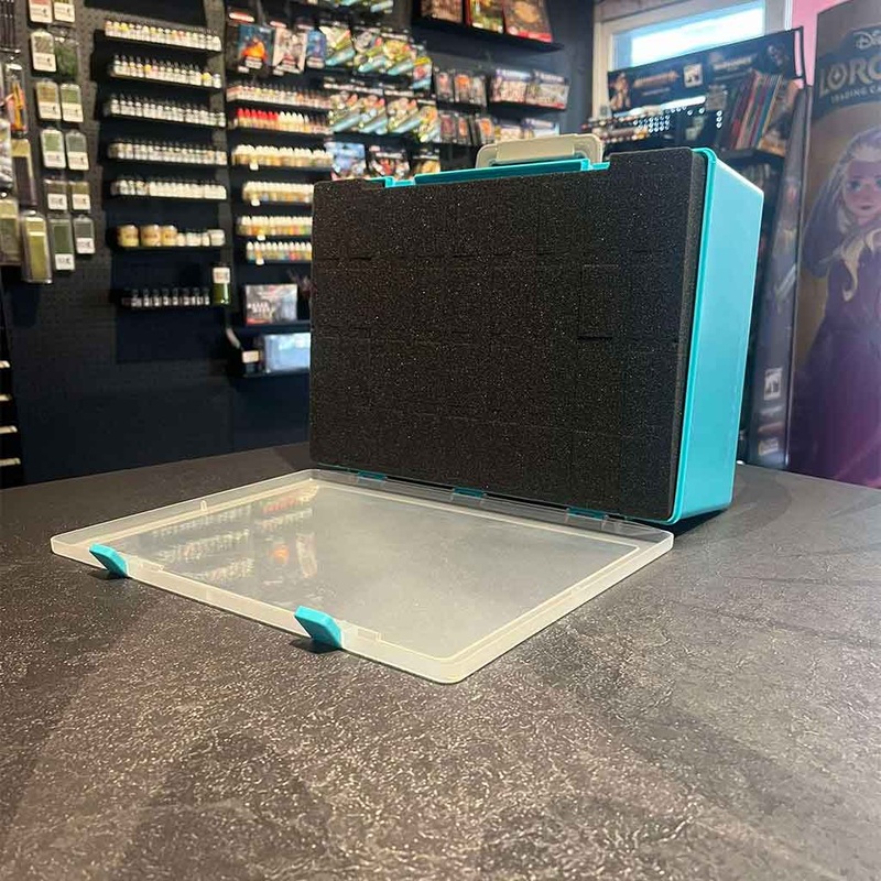 108 Slot Protective Miniatures Case – Blue