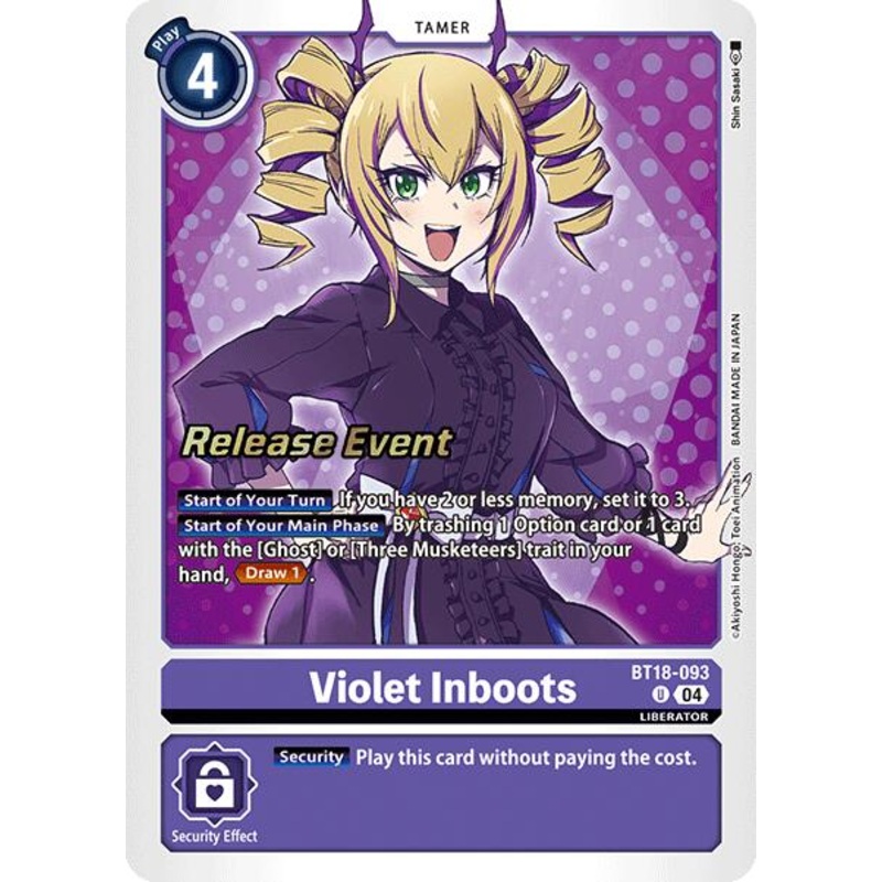 Violet Inboots [BT18-093] [Release Special Booster Ver.2.0 Promos]