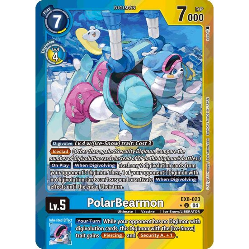 PolarBearmon [EX8-023] (Limited Foil) [Chain of Liberation]