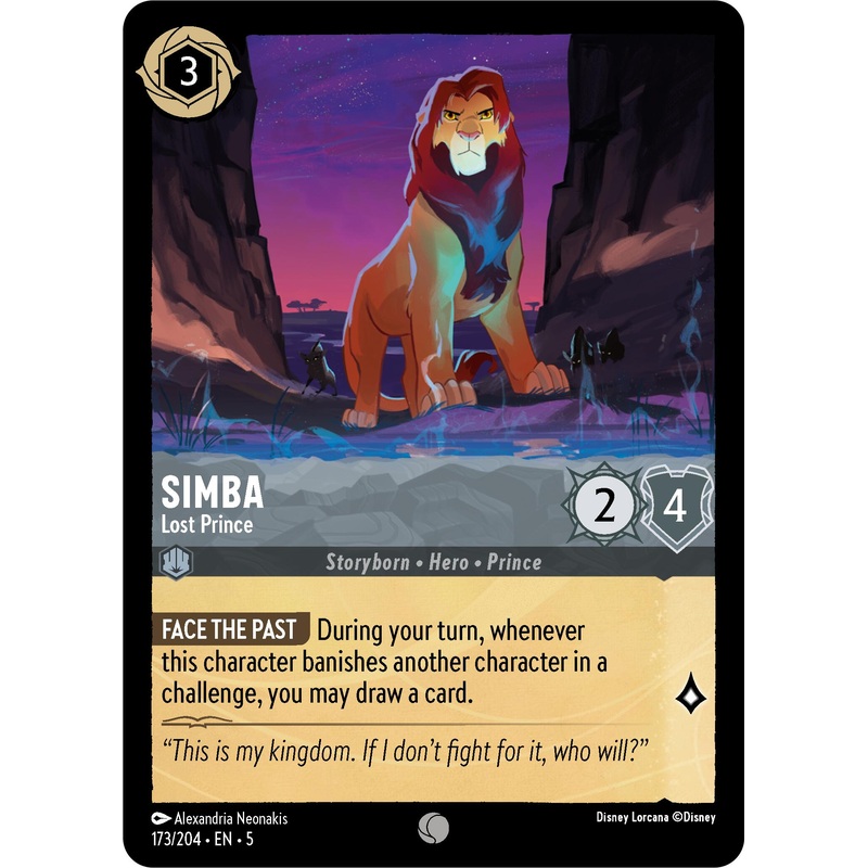 Simba – Lost Prince (173/204) [Shimmering Skies]