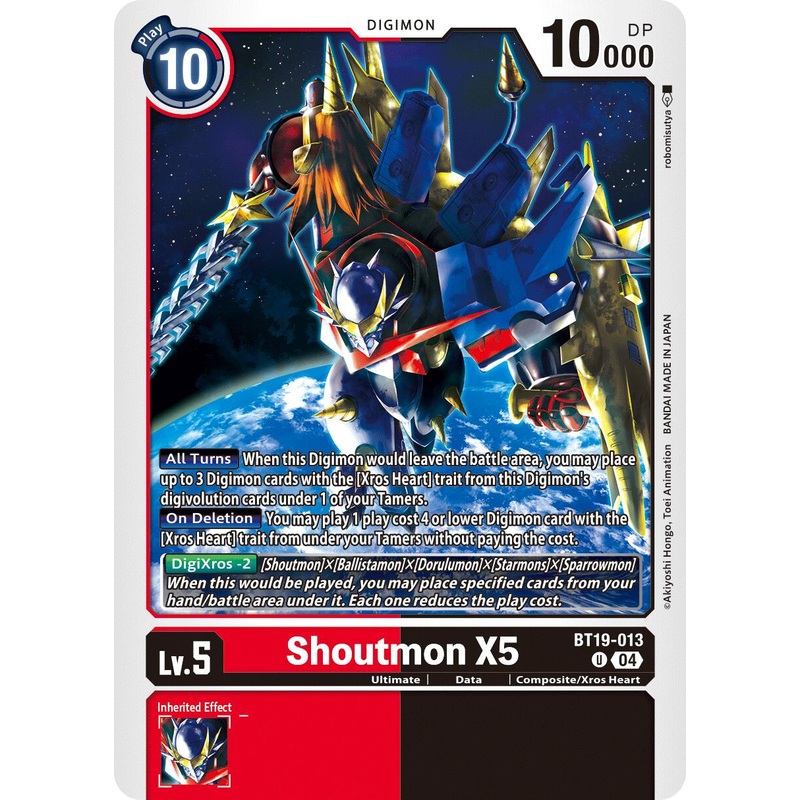 Shoutmon X5 [BT19-013] [Release Special Booster Ver.2.5]