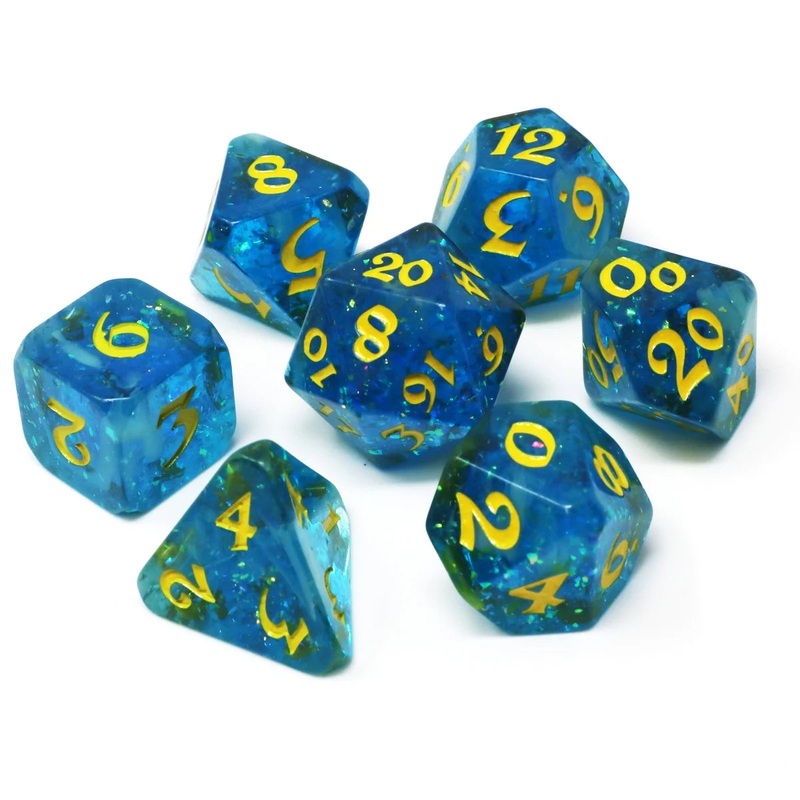 Die Hard Dice 7 Die Dice Set: Summer Court