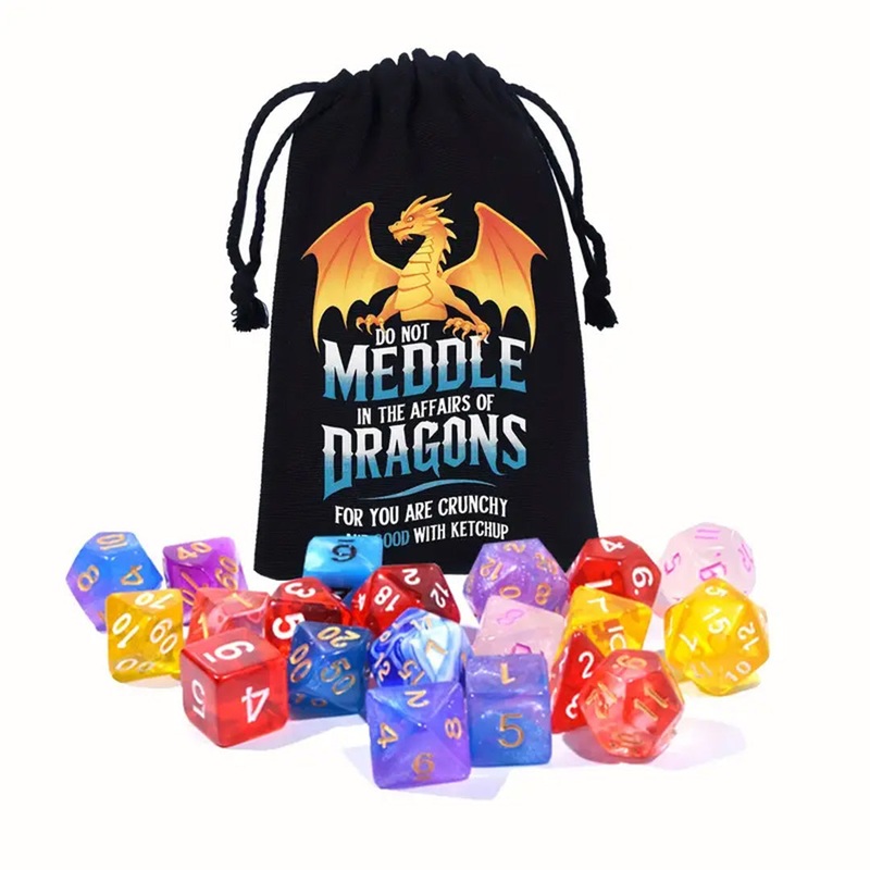 ‘Do not meddle in the affairs of Dragons…’ Dice Bag
