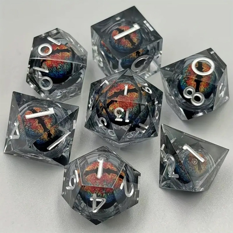 Eye of the Beholder –  Sharp Edge Dice Set