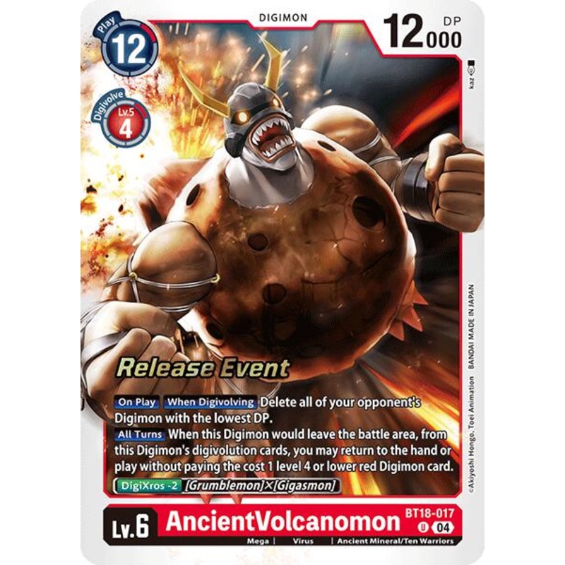 AncientVolcanomon [BT18-017] [Release Special Booster Ver.2.0 Promos]