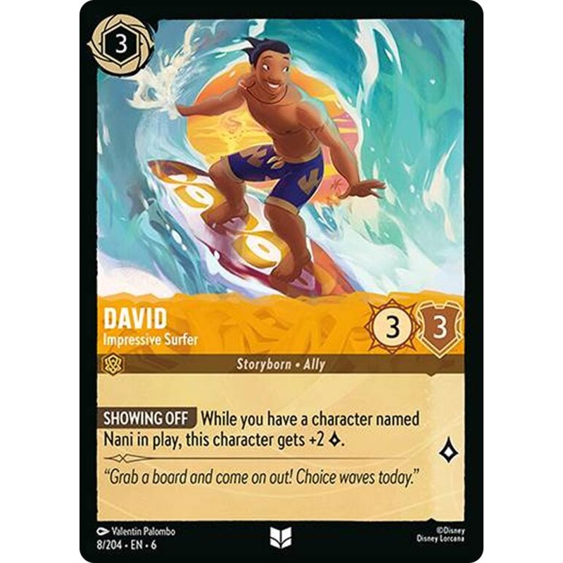 David – Impressive Surfer (8/204) [Azurite Sea]