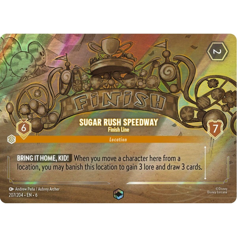 Sugar Rush Speedway – Finish Line (Enchanted) (207/204) [Azurite Sea]