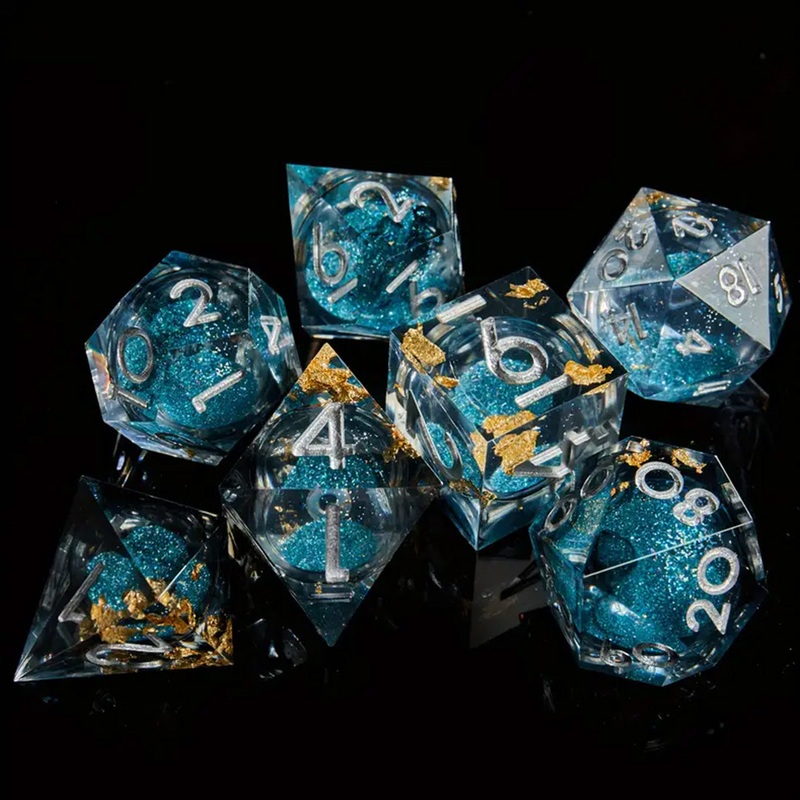 Aegir – Handcrafted Sharp Edge Liquid Core Dice
