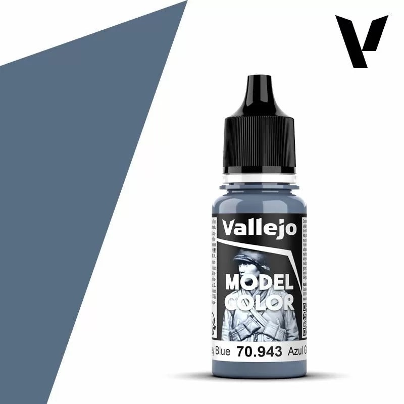 Vallejo Model Colour – Grey Blue Paint (Single Bottle 18ml)