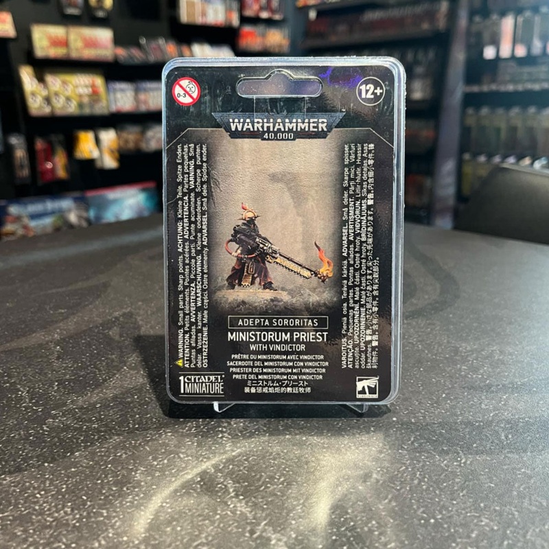 Adepta Sororitas – Ministorum Priest with Vindicator – Warhammer 40,000 – Games Workshop