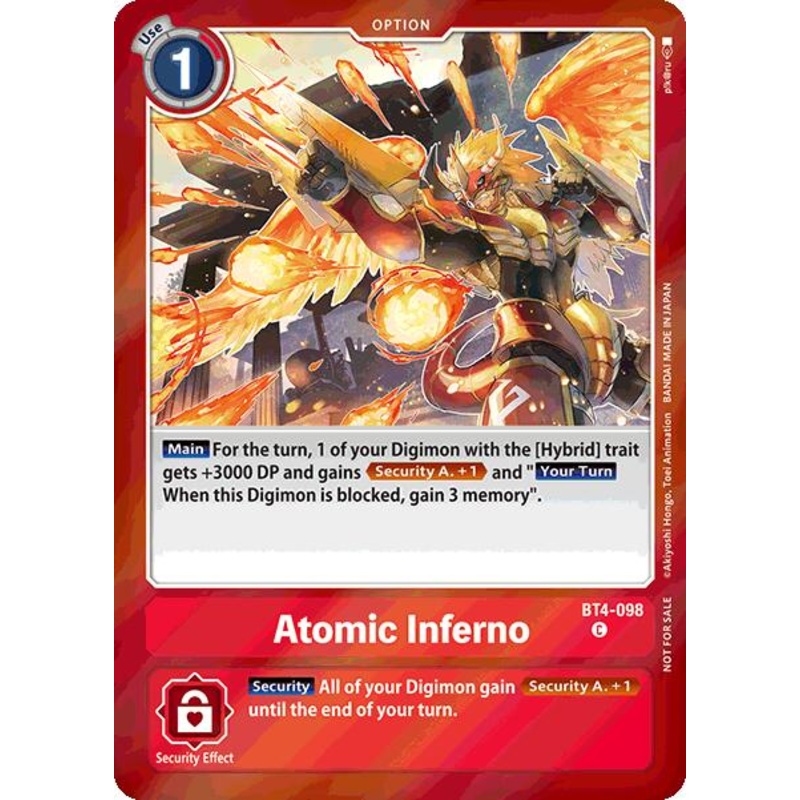 Atomic Inferno [BT4-098] (Event Pack 7) [Great Legend]