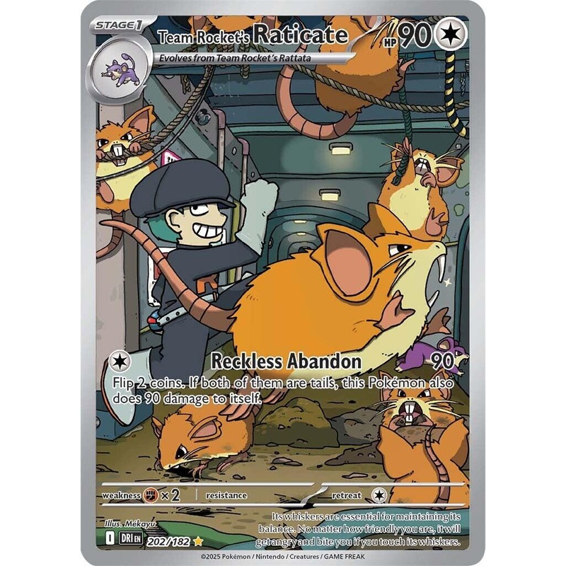 Team Rocket’s Raticate (202/182) [Scarlet & Violet: Destined Rivals]