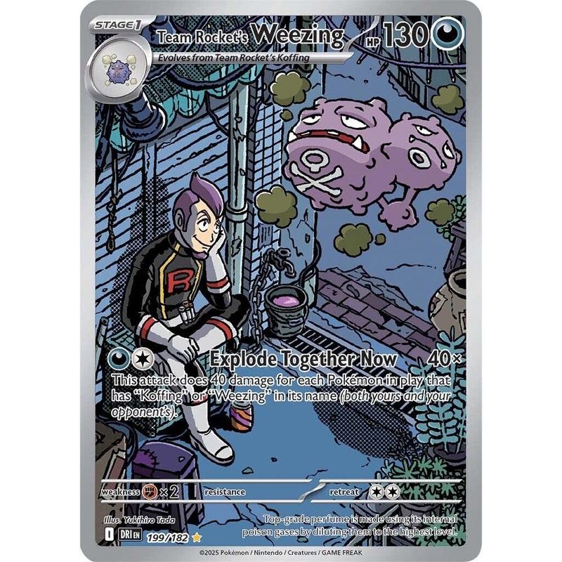 Team Rocket’s Weezing (199/182) [Scarlet & Violet: Destined Rivals]