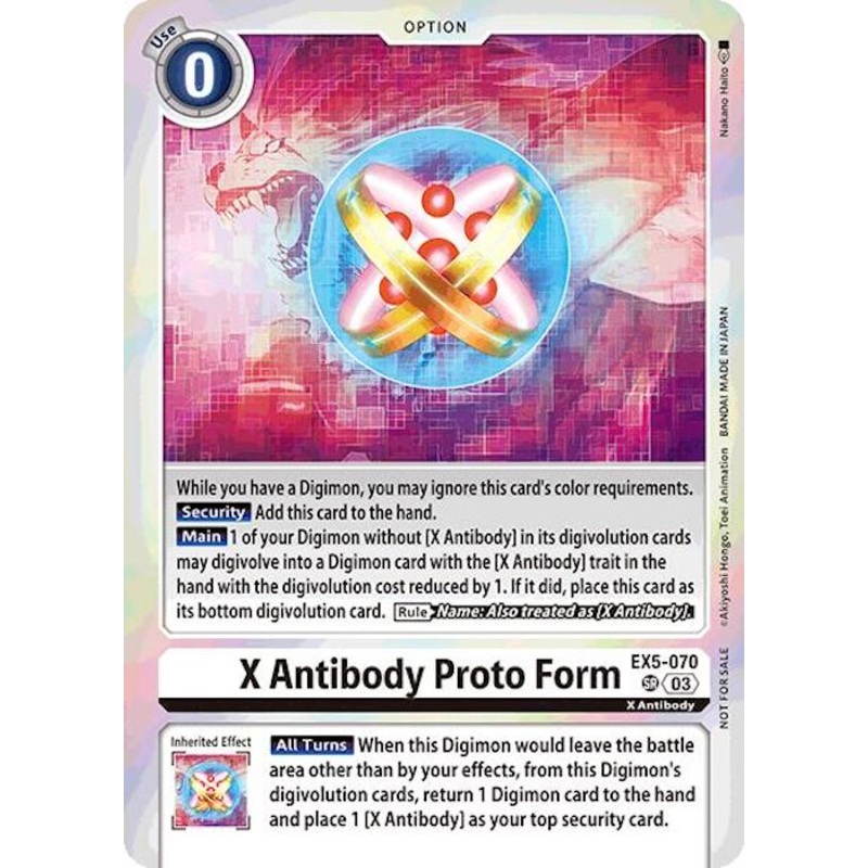 X Antibody Proto Form [EX5-070] (Event Pack 7) [Animal Colosseum]